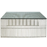 Fenn Coffee Table in Silver