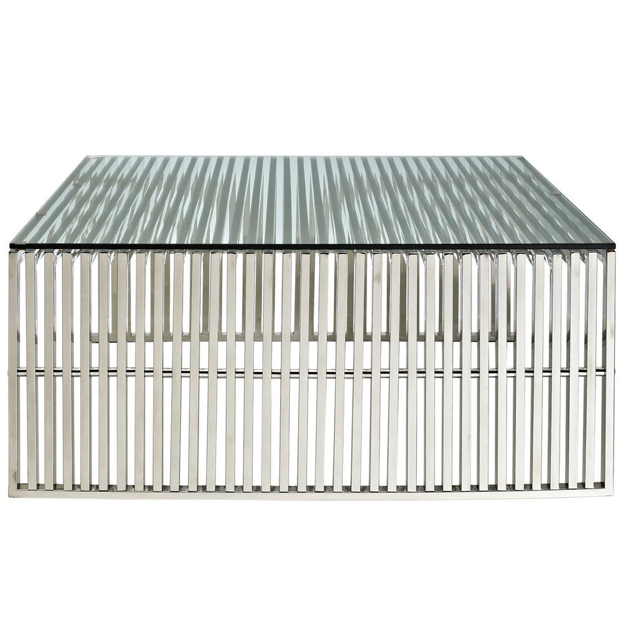 Fenn Coffee Table in Silver