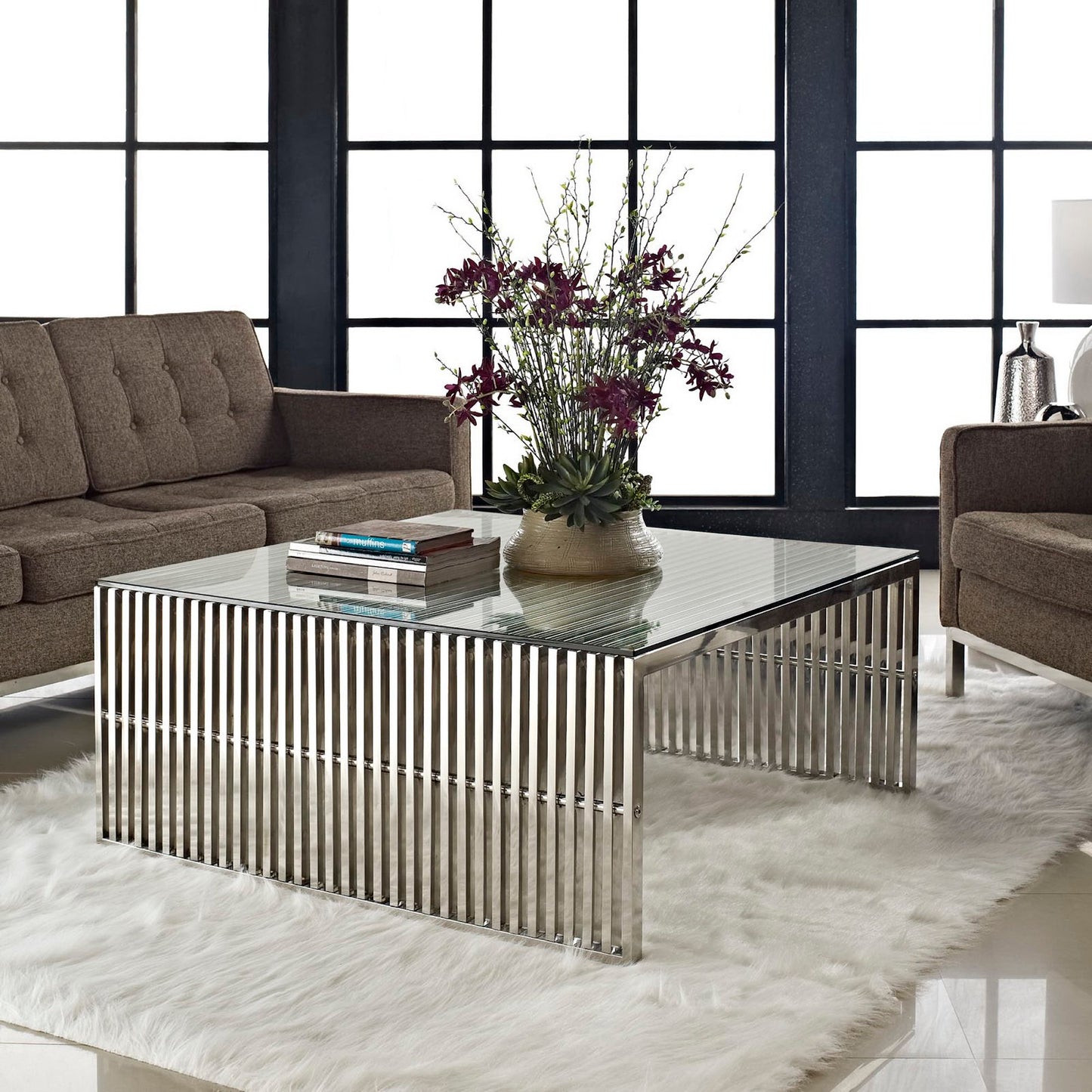 Gridiron Coffee Table by Furniture For America