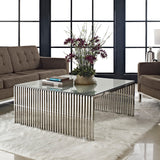 Fenn Coffee Table in Silver