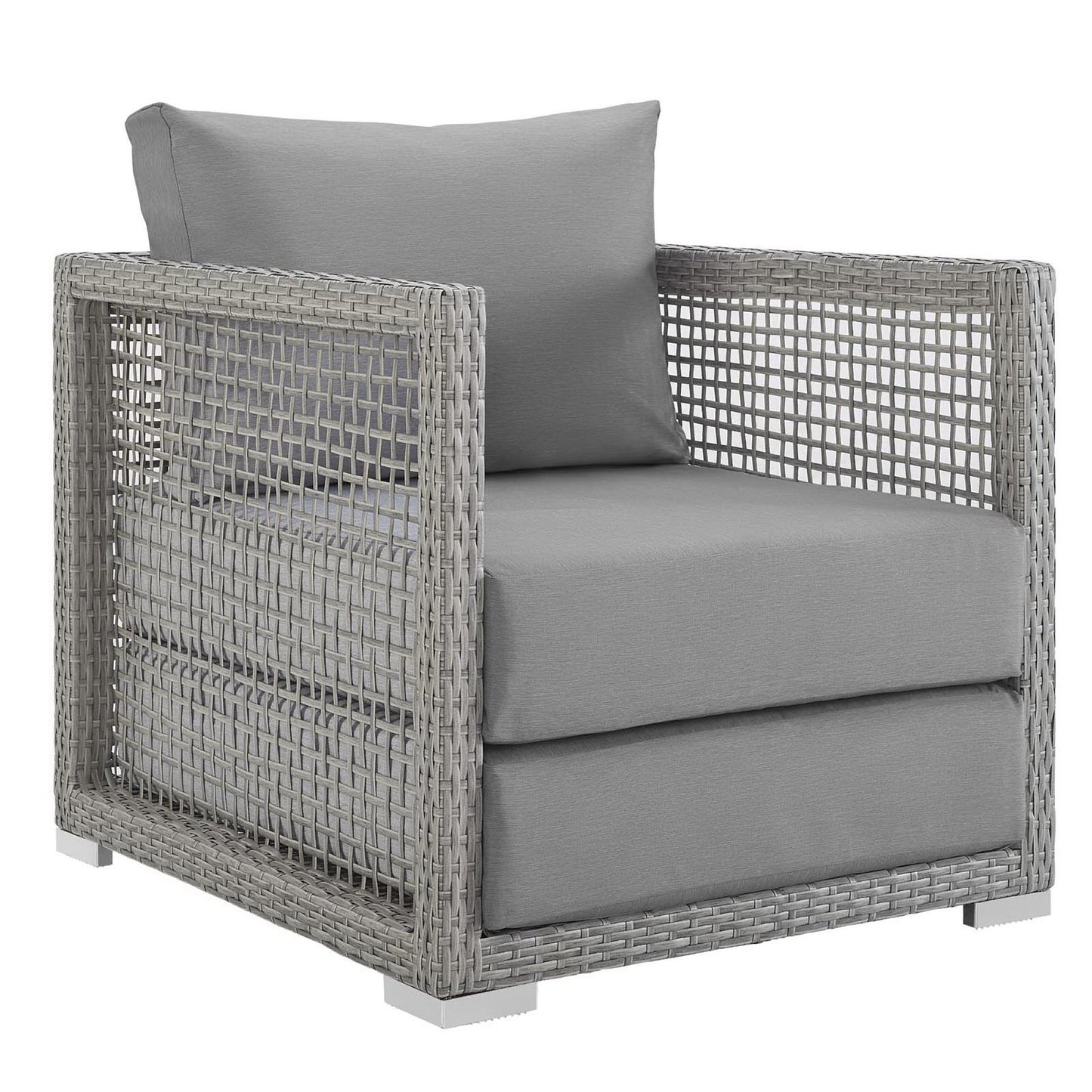 Aura Rattan Outdoor Patio Armchair by Furniture For America