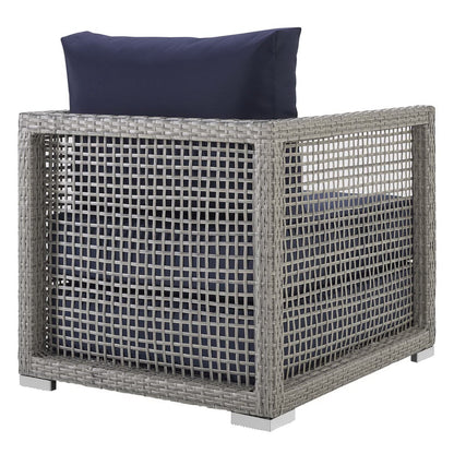 Aura Rattan Outdoor Patio Armchair by Furniture For America