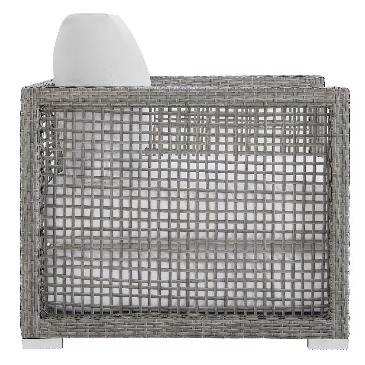 Aura Rattan Outdoor Patio Armchair by Furniture For America