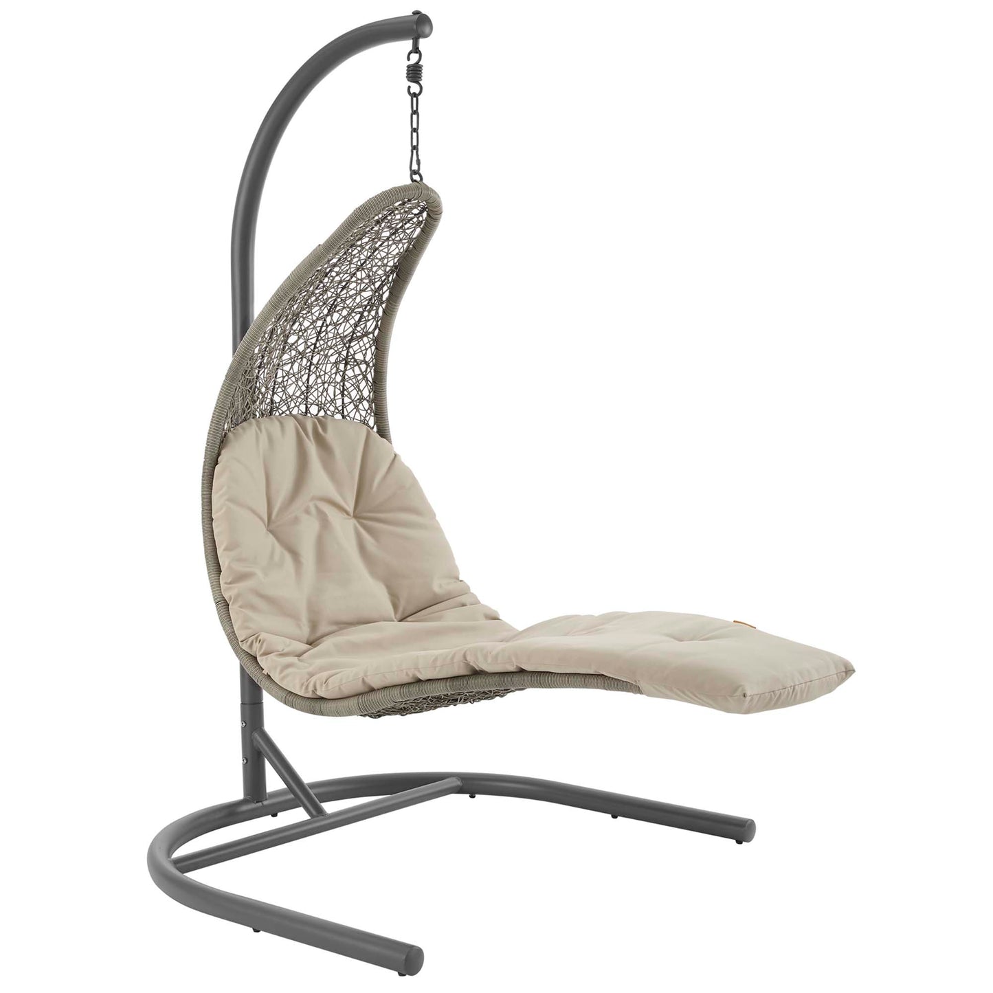 Landscape Hanging Chaise Lounge Outdoor Patio Swing Chair by Furniture For America