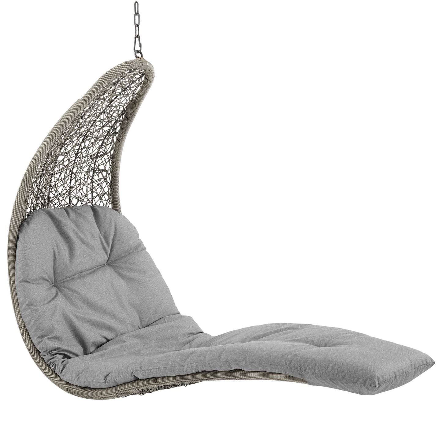 Landscape Hanging Chaise Lounge Outdoor Patio Swing Chair by Furniture For America