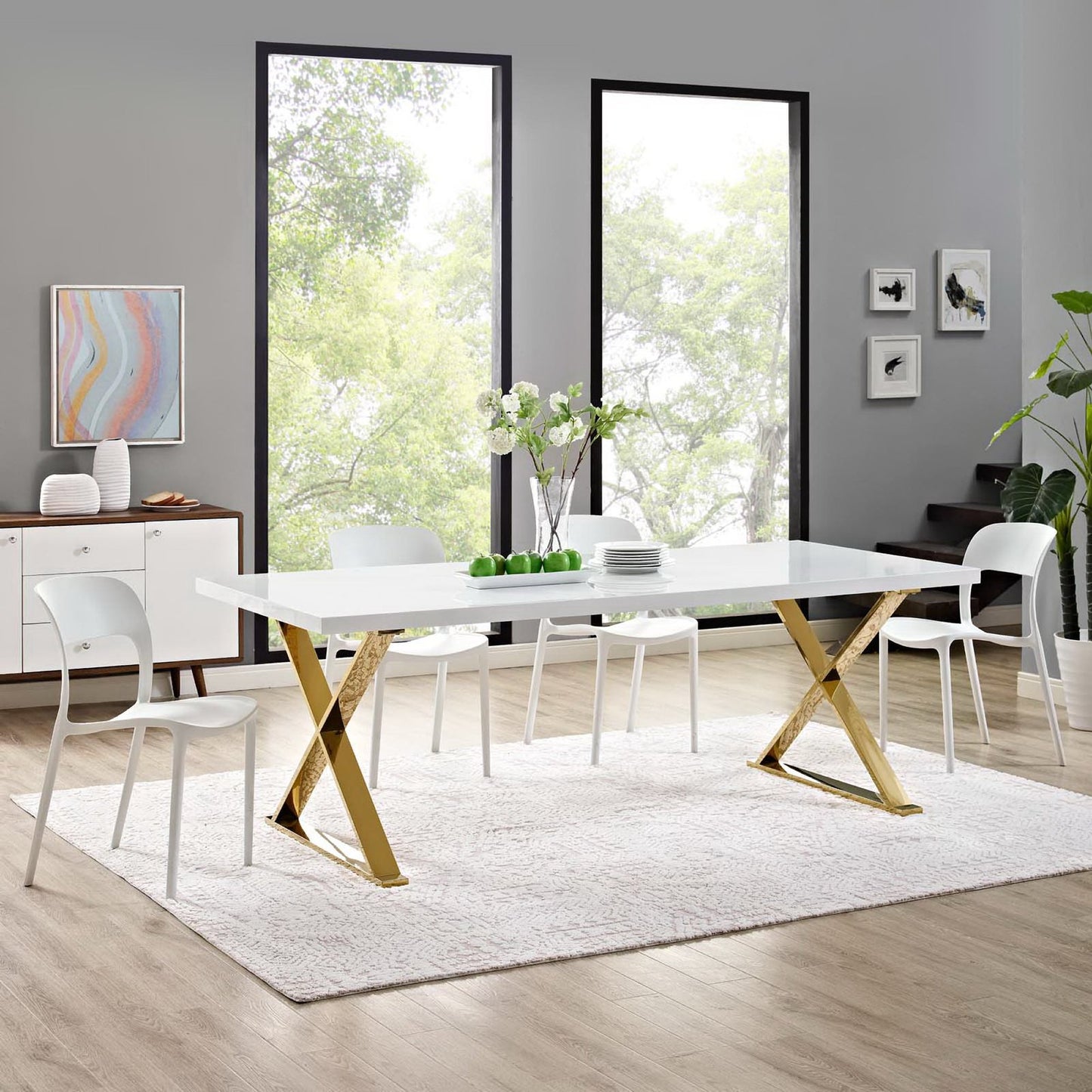 Sector Dining Table by Furniture For America