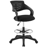 Christiansfeld Mesh Drafting Chair in Black