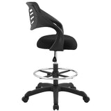 Christiansfeld Mesh Drafting Chair in Black