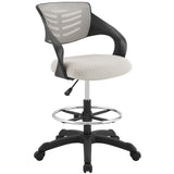 Christiansfeld Mesh Drafting Chair in Gray