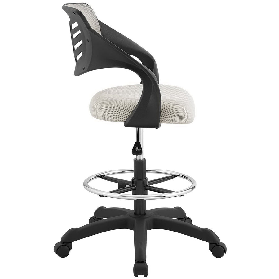 Christiansfeld Mesh Drafting Chair in Gray