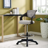 Christiansfeld Mesh Drafting Chair in Gray
