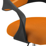 Christiansfeld Mesh Drafting Chair in Orange