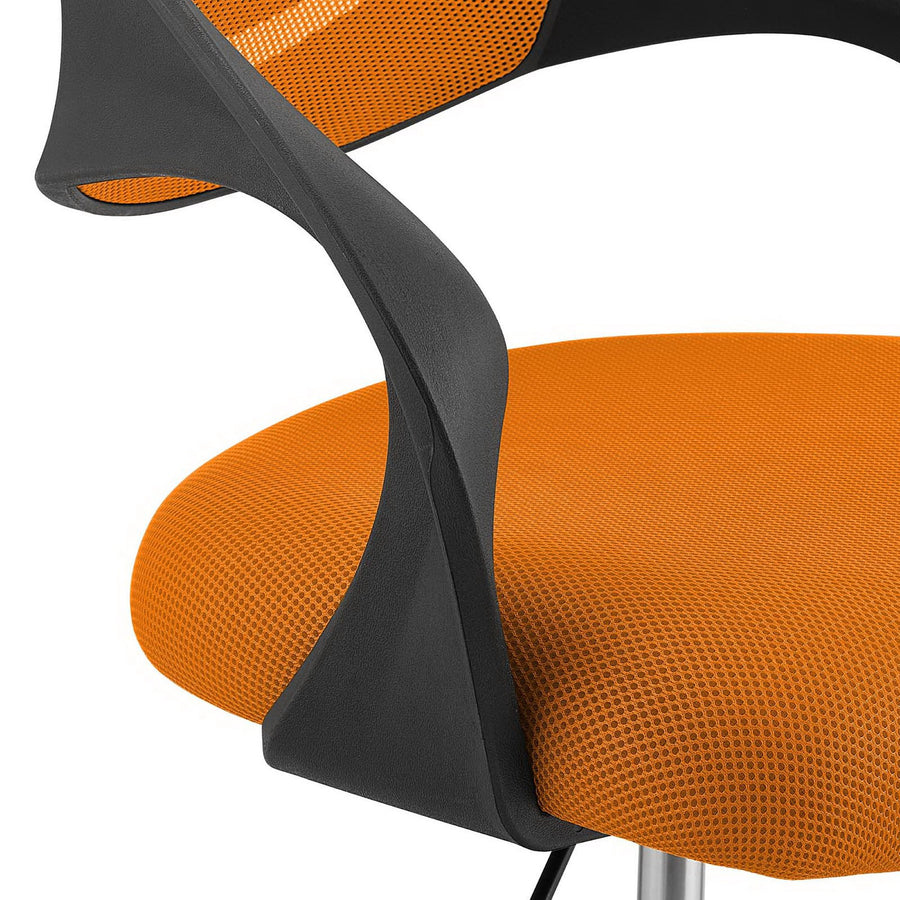 Christiansfeld Mesh Drafting Chair in Orange