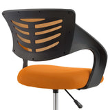 Christiansfeld Mesh Drafting Chair in Orange