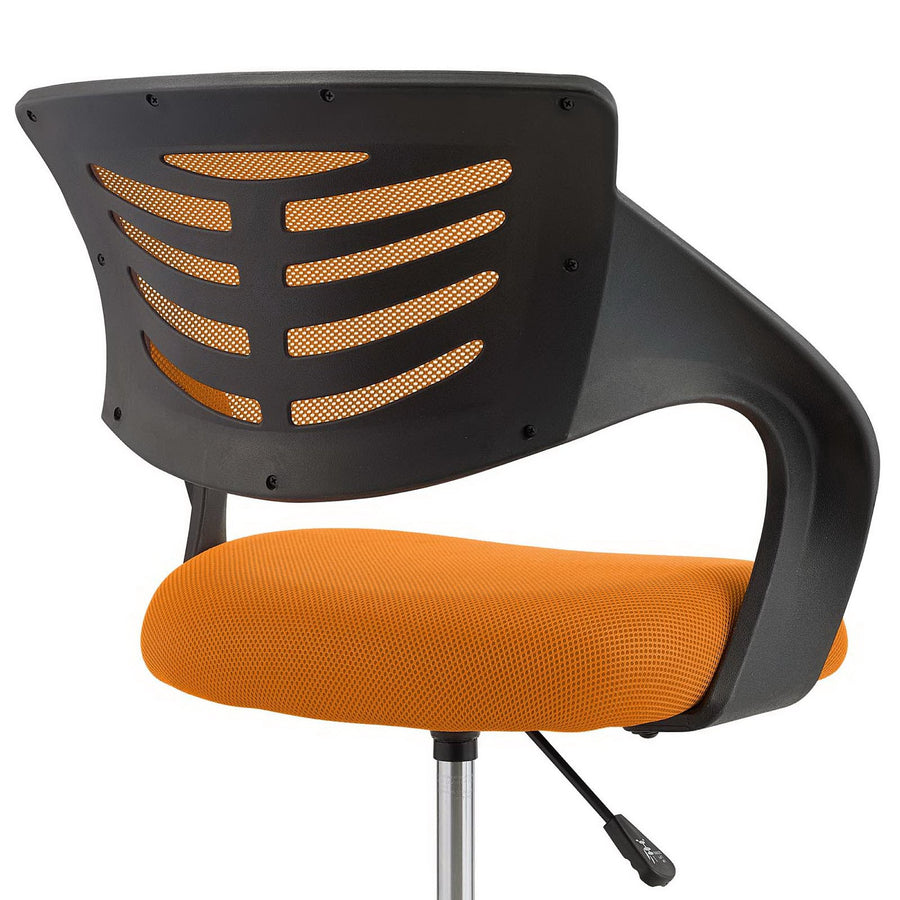 Christiansfeld Mesh Drafting Chair in Orange