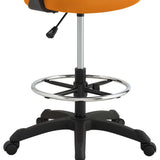 Christiansfeld Mesh Drafting Chair in Orange