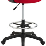 Christiansfeld Mesh Drafting Chair in Red