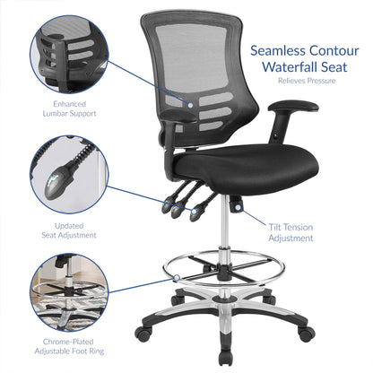 Calibrate Mesh Drafting Chair by Furniture for America