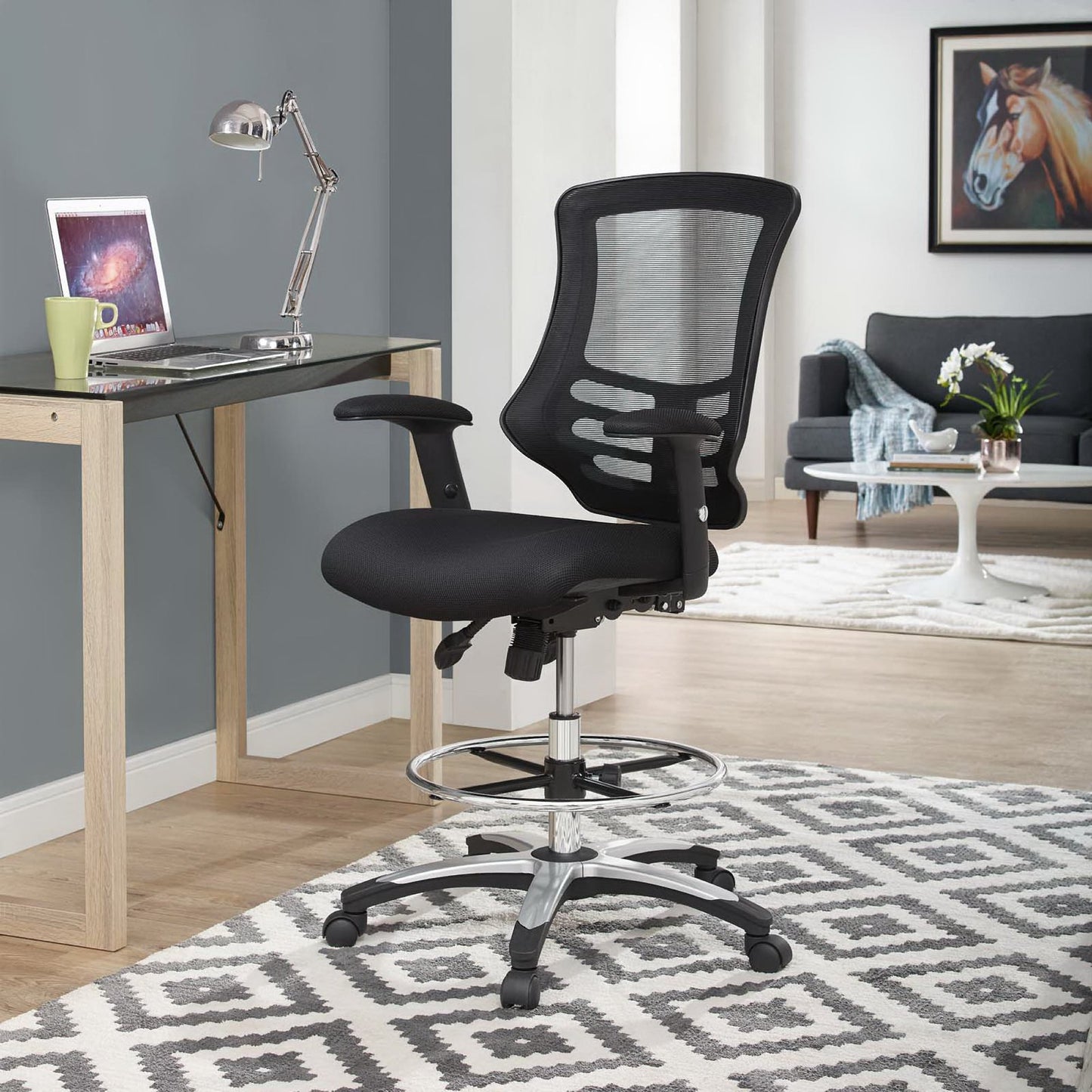 Calibrate Mesh Drafting Chair by Furniture for America