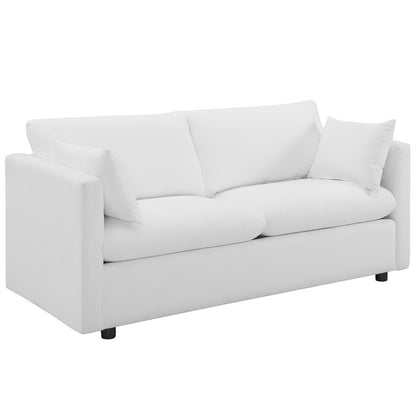 Activate Upholstered Fabric Sofa by Furniture for America