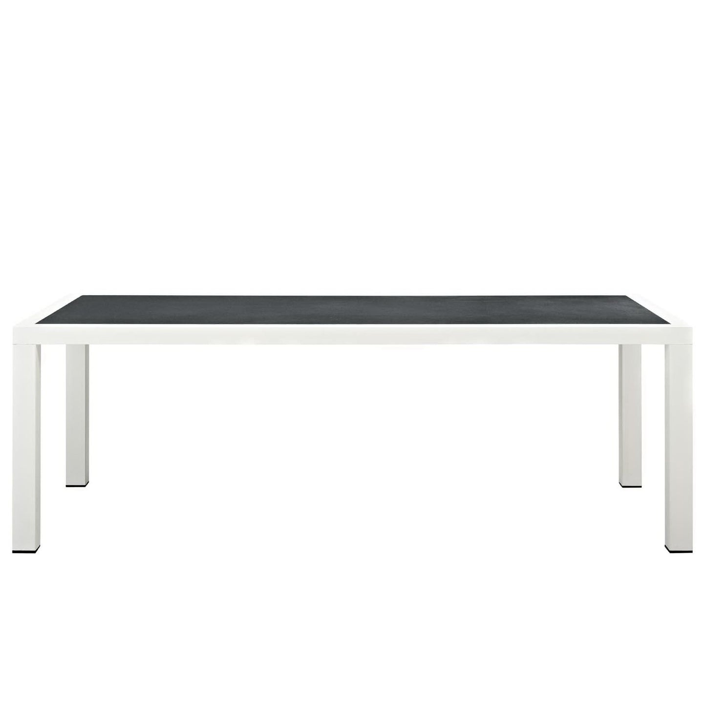 Stance 90.5" Outdoor Patio Aluminum Dining Table by Furniture For America