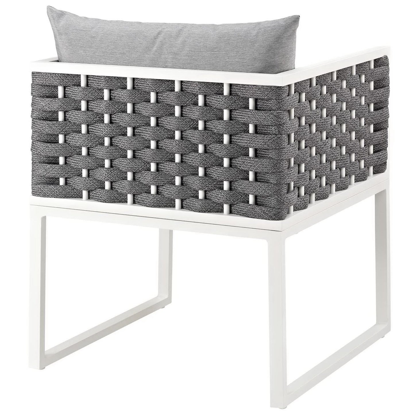 Stance Outdoor Patio Aluminum Dining Armchair by Furniture For America