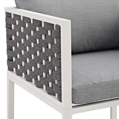 Stance Outdoor Patio Aluminum Dining Armchair by Furniture For America