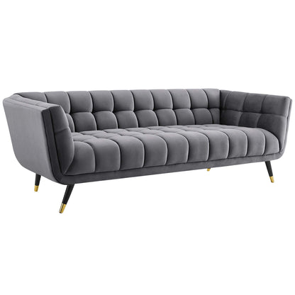 Adept Performance Velvet Sofa by Furniture for America