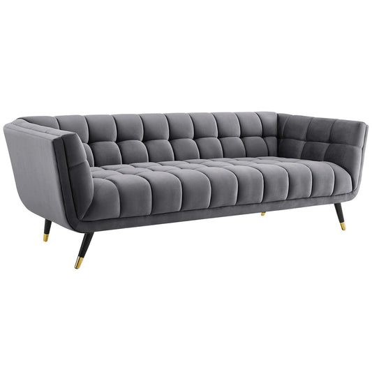 Adept Performance Velvet Sofa by Furniture for America