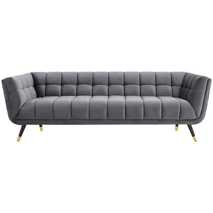 Adept Performance Velvet Sofa by Furniture for America
