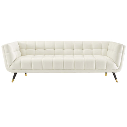 Adept Performance Velvet Sofa by Furniture for America