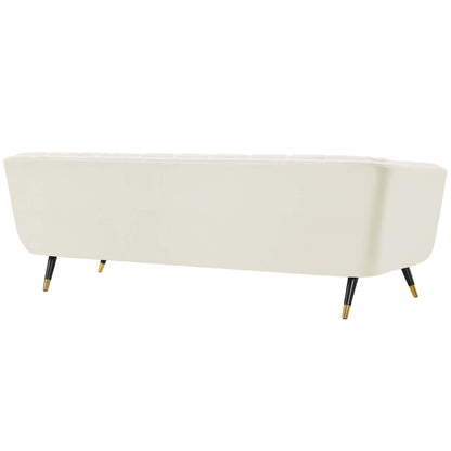 Adept Performance Velvet Sofa by Furniture for America