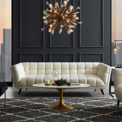 Adept Performance Velvet Sofa by Furniture for America