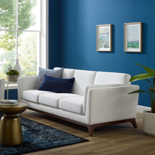 Chance Upholstered Fabric Sofa by Furniture for America