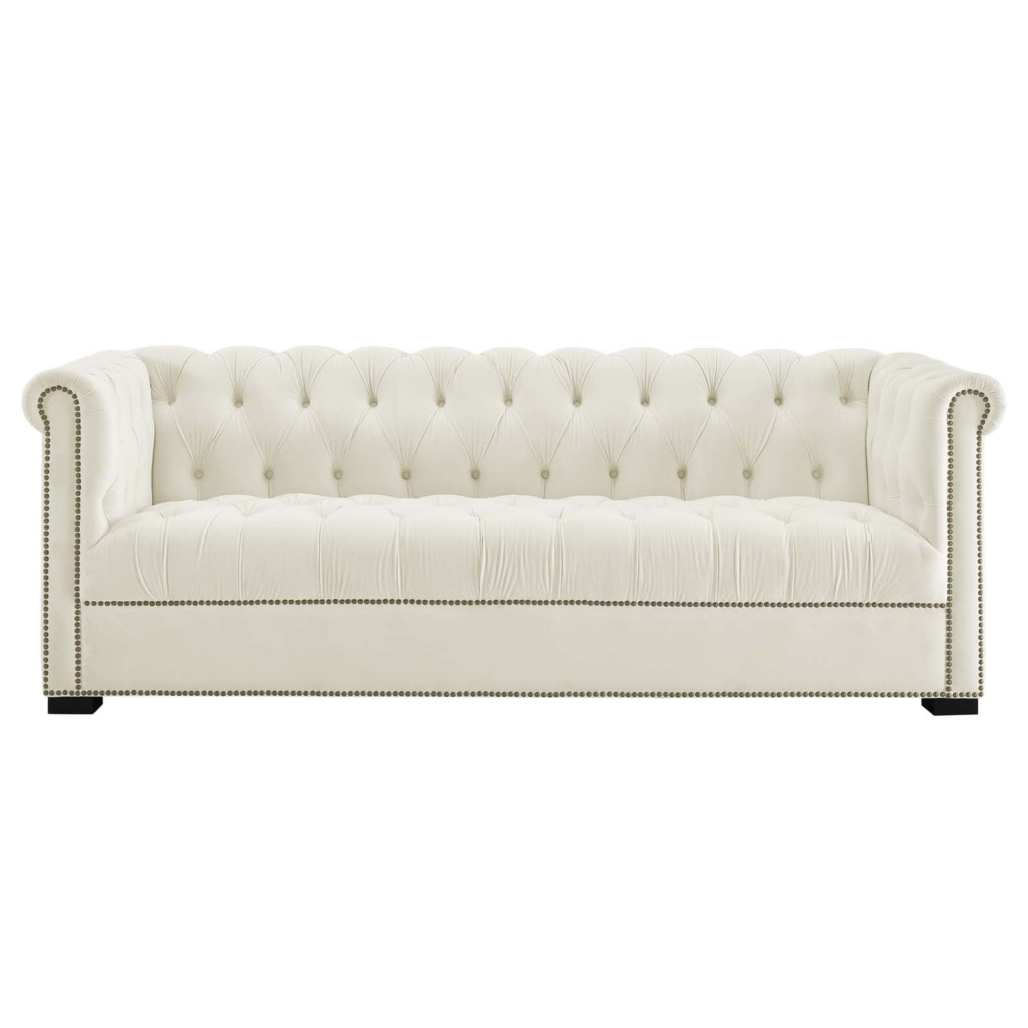 Heritage Performance Velvet Sofa by Furniture for America