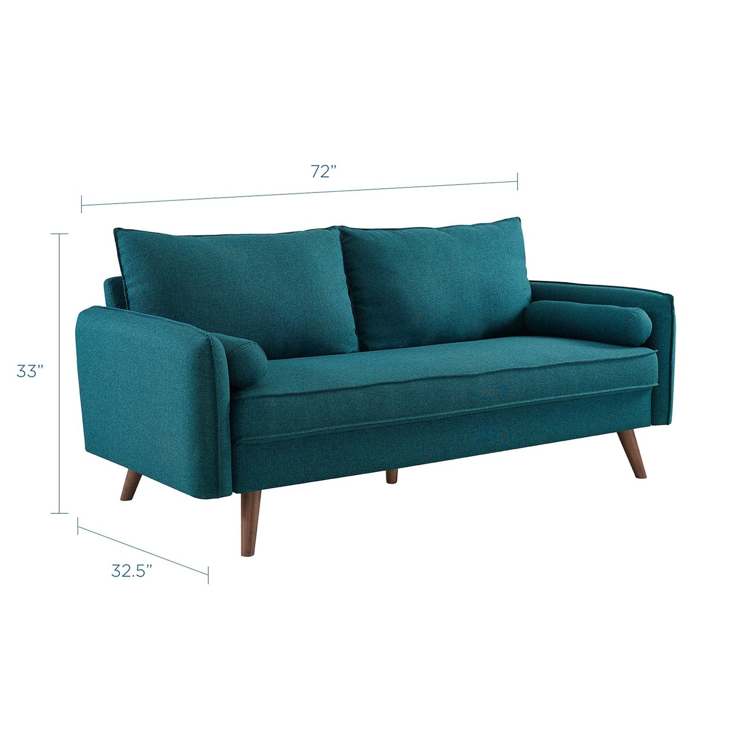 Revive Upholstered Fabric Sofa by Furniture for America