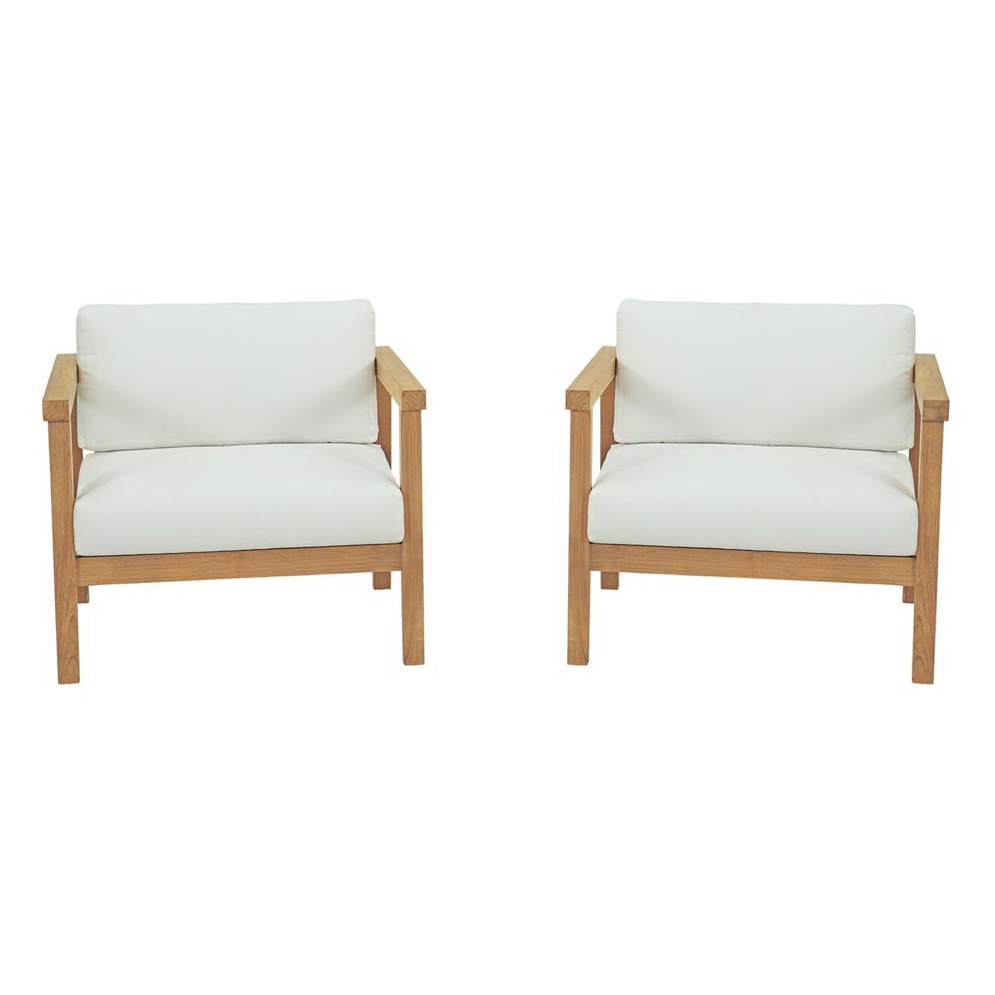 Bayport 2 Piece Outdoor Patio Teak Set by Furniture For America