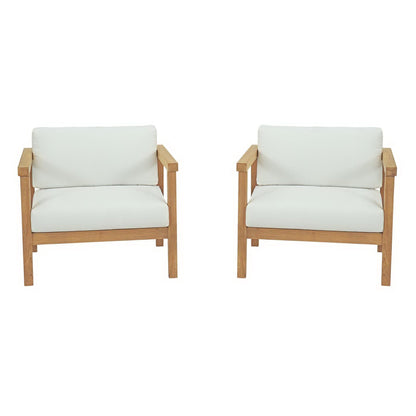 Bayport 2 Piece Outdoor Patio Teak Set by Furniture For America