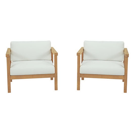 Bayport 2 Piece Outdoor Patio Teak Set by Furniture For America