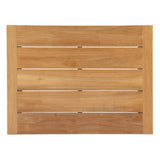 Cedar 3 Piece Outdoor Patio Teak Set in Natural White