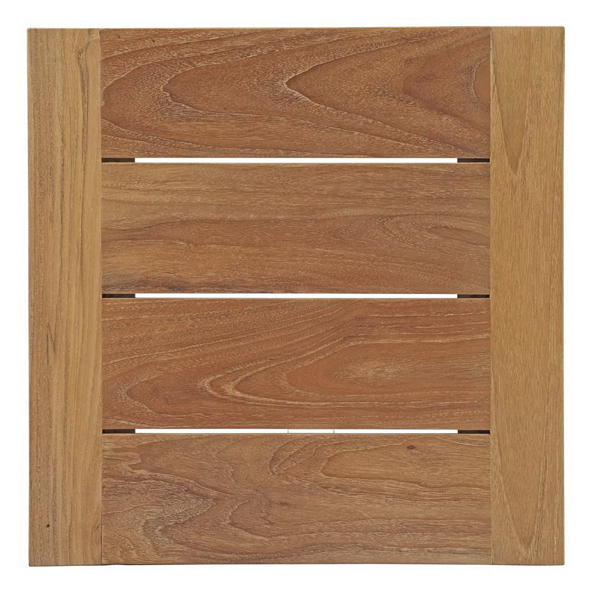 Upland 3 Piece Outdoor Patio Teak Set in Natural White