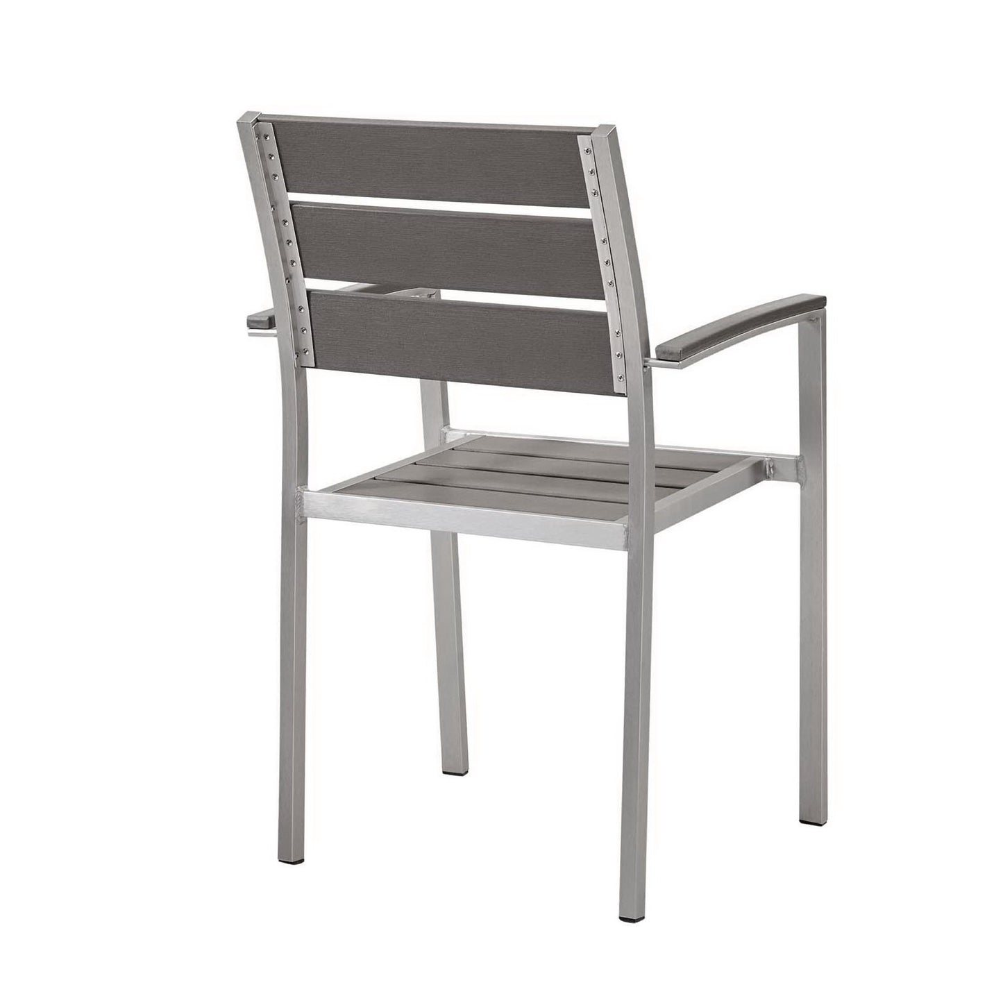 Shore Outdoor Patio Aluminum Dining Armchair by Furniture For America