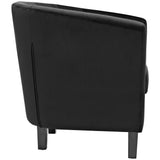 Hadley 2 Piece Performance Velvet Armchair Set in Black