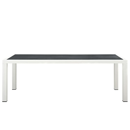 Stance 9 Piece Outdoor Patio Aluminum Dining Set by Furniture For America