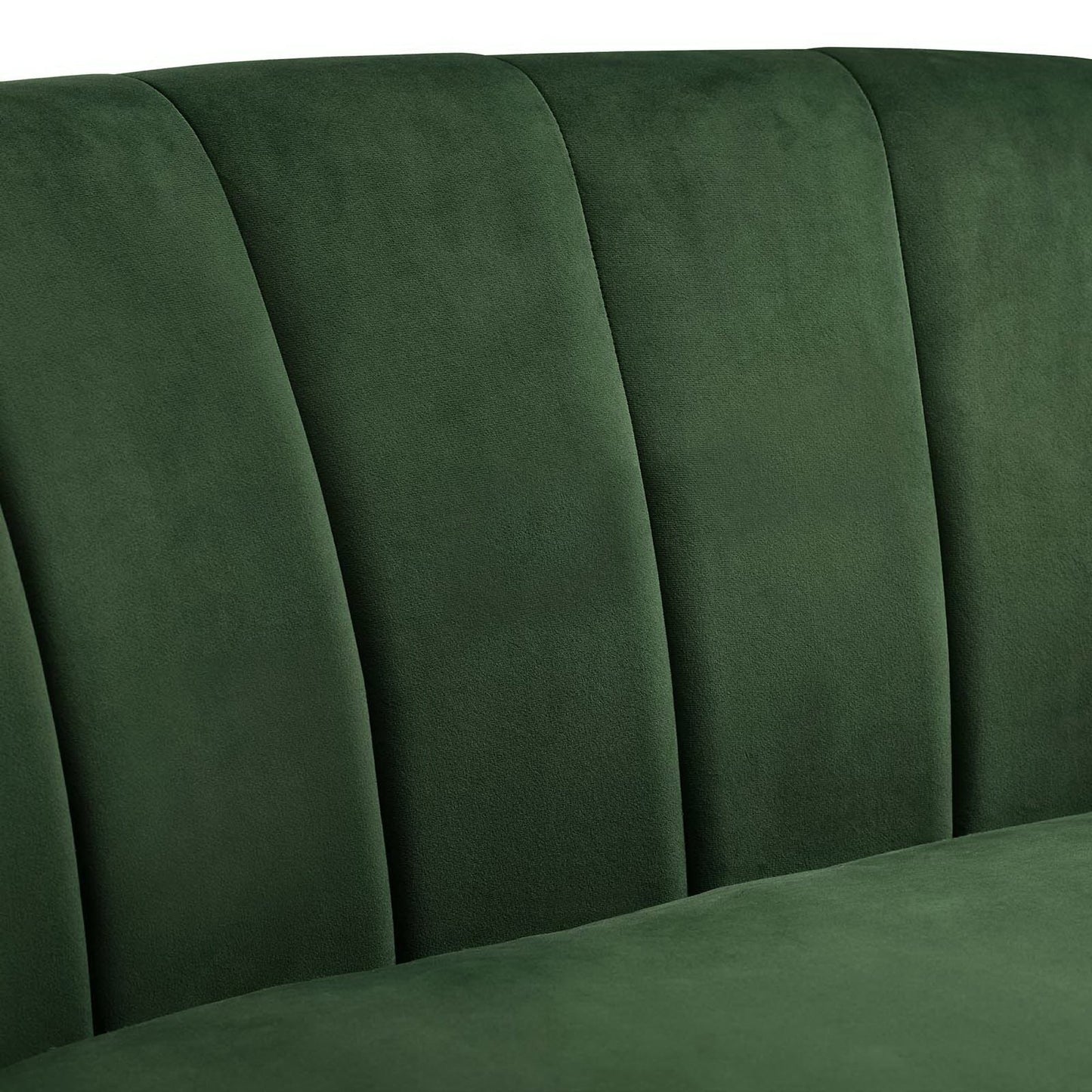 Prospect Channel Tufted Performance Velvet Armchair by Furniture For America
