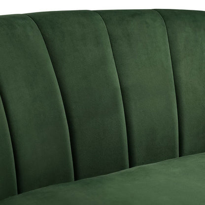 Prospect Channel Tufted Performance Velvet Armchair by Furniture For America