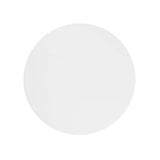 Lumen 28" Round Wood Dining Table in Gold White