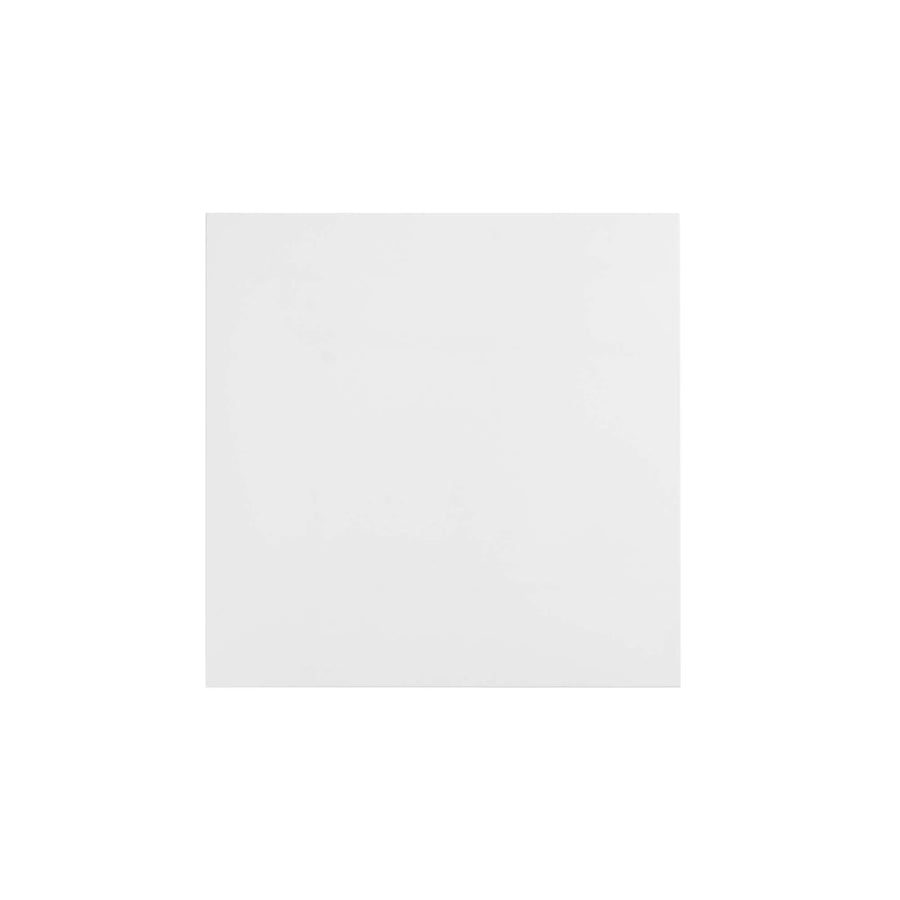 Lumen 24" Square Wood Dining Table in Gold White