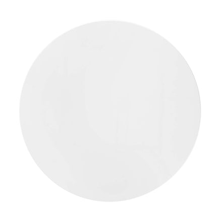 Lippa 40" Round Wood Dining Table in Gold White
