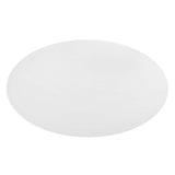 Lumen 78" Oval Wood Dining Table in Gold White
